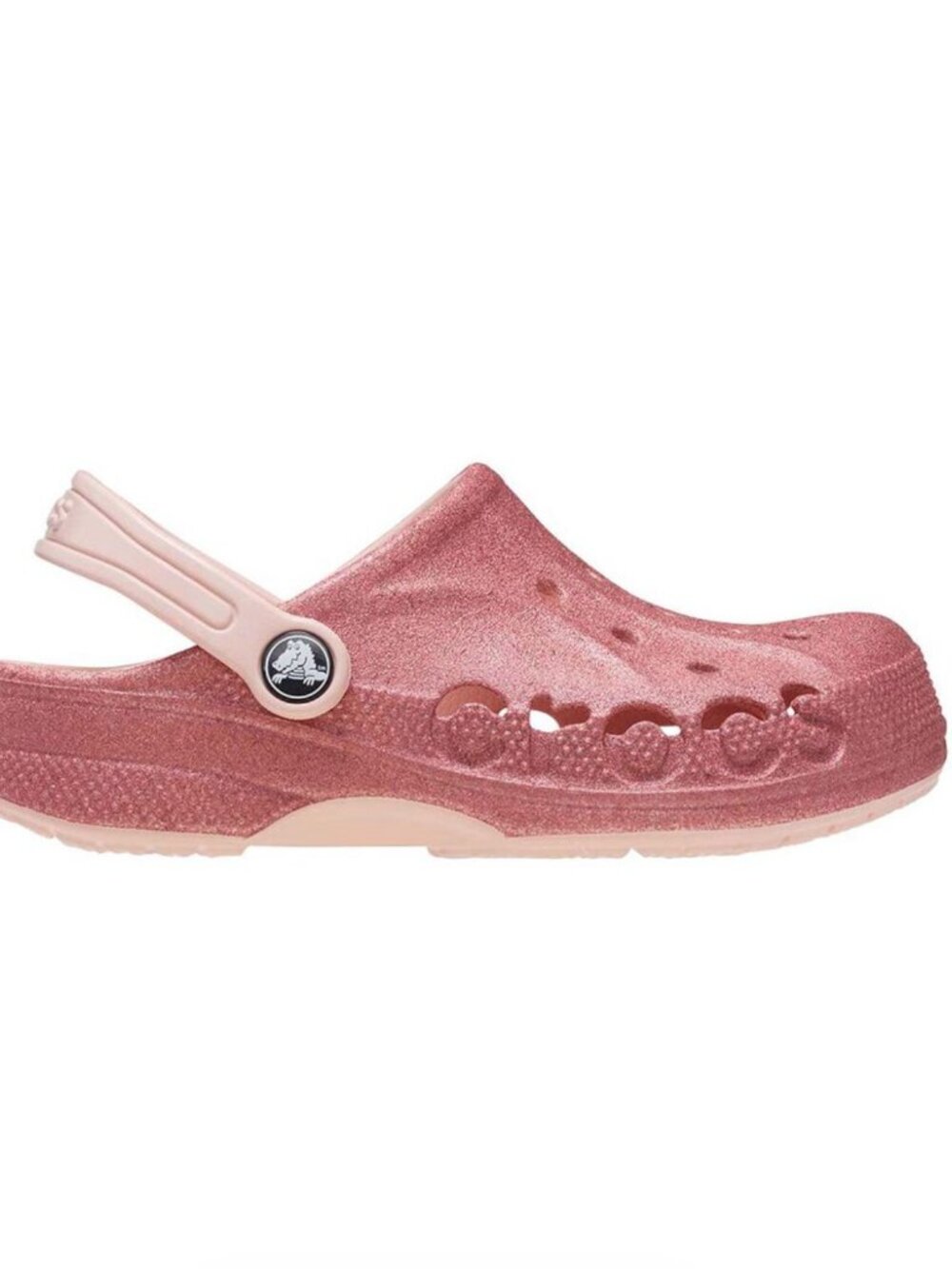 Crocs Kids Baya Glitter Clogs Pink Sparkle Size - 5c NWT